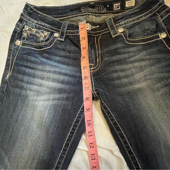 Miss me size 28 boot cut dark wash - Picture 8 of 11
